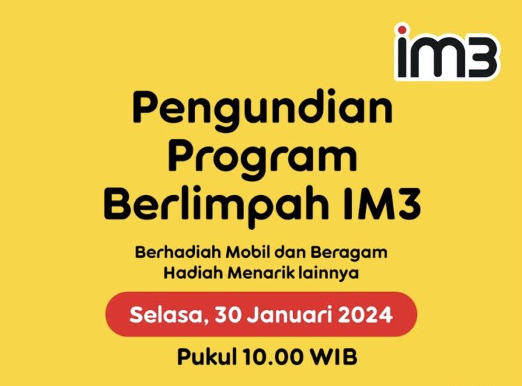 Live Streaming Pengundian Program Berlimpah IM3