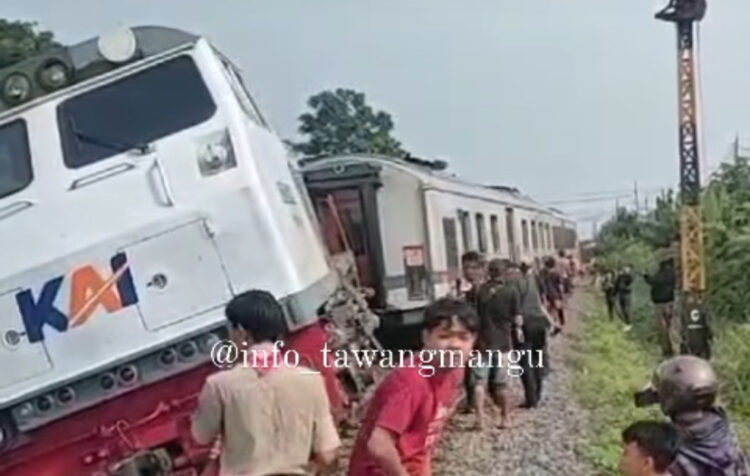 Evakuasi Selesai, Jalur Rel di Stasiun Tanggulangin Dapat Dilewati Kereta Api