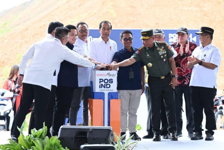 Jokowi Luncurkan Nusantara Logistics Hub Pos Indonesia di IKN