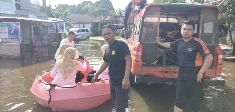 Warga Terdampak Banjir di Muba Butuh Tenda dan Logistik