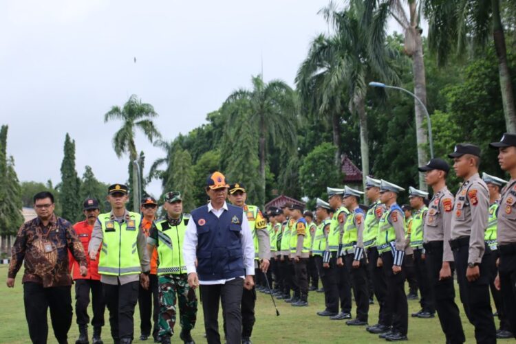 Polres OKI Gelar Apel Kesiapan Siaga Bencana Alam 2024