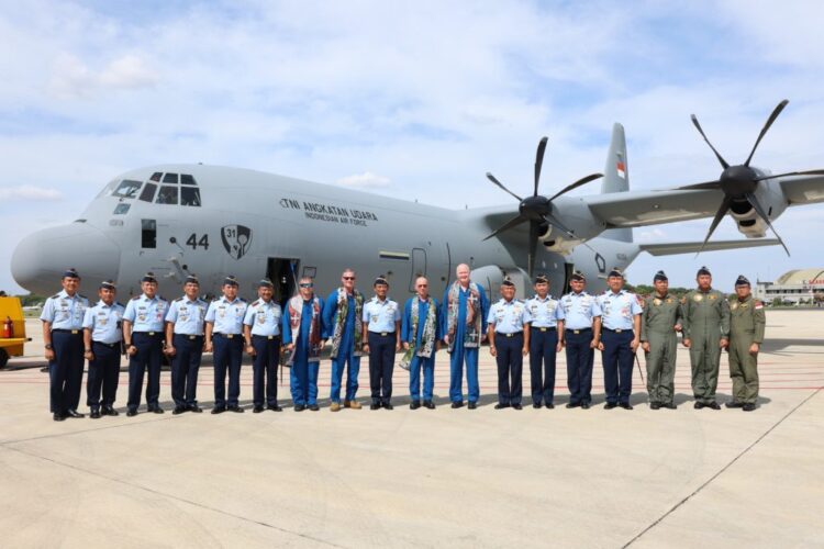 Pesawat Keempat C-130J-30 Super Hercules A-1344 Tiba di Tanah Air
