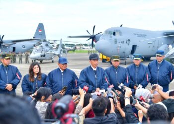 Jokowi Saksikan Penyerahan Pesawat Hercules untuk TNI AU