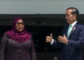 Jokowi Sambut Presiden Tanzania Samia Suluhu di Istana Bogor