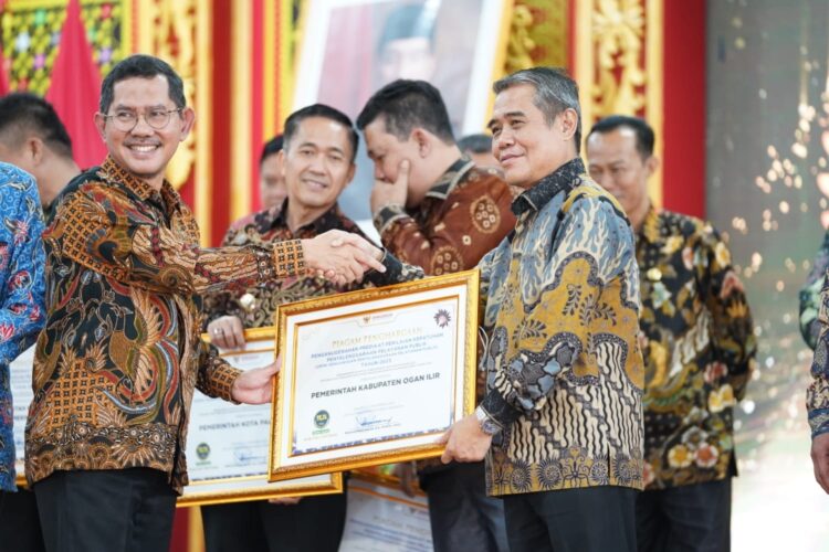 Ombudsman RI Berikan Predikat Zona Hijau Kepada Ogan Ilir Atas Kepatuhan Penyelenggaraan Pelayanan Publik