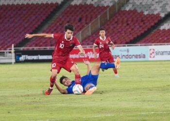 Hasil Laga Uji Coba: Timnas Indonesia U-20 Kalah 1-2 dari Thailand
