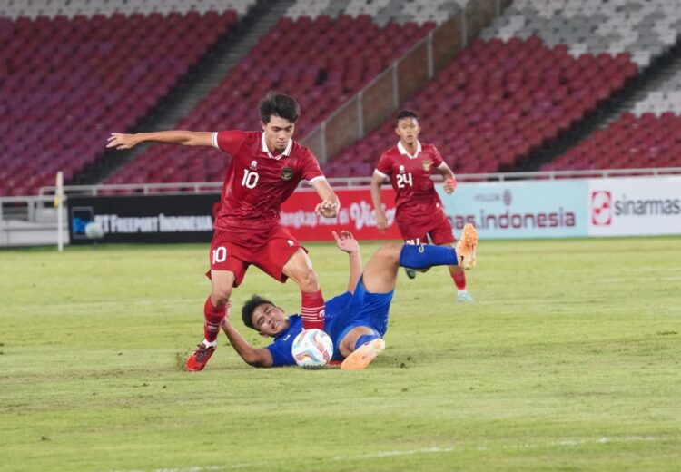Hasil Laga Uji Coba: Timnas Indonesia U-20 Kalah 1-2 dari Thailand