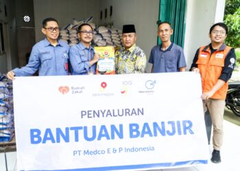 Pj Bupati Muba Apresiasi Perusahaan yang Bantu Warga Terdampak Banjir