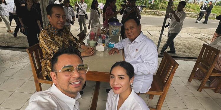 Daftar Artis yang Ikut Makan Bakso Bareng Jokowi dan Prabowo di Magelang