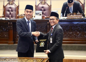 Sekda Supriono Hadiri Rapat Paripurna Penyampaian Hasil Reses Tahap 1 DPRD Sumsel