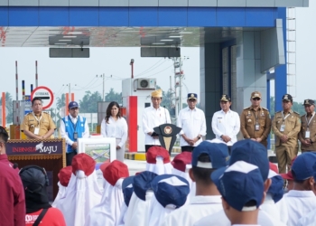 Jokowi Resmikan Jalan Tol Seksi Tebing Tinggi-Indrapura dan Indrapura-Limapuluh
