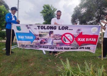 Pemkab Muba Larang Memancing Ikan di Taman Air Serasan Sekate