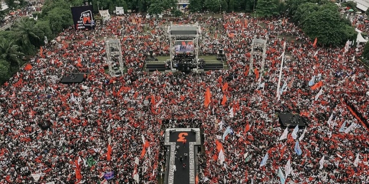 Potret Kampanye Akbar Ganjar-Mahfud di Semarang