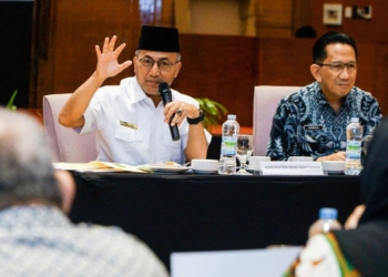 Pj Bupati Muba Pukau Tim Sembilan Penilai Paritrana Award 2023