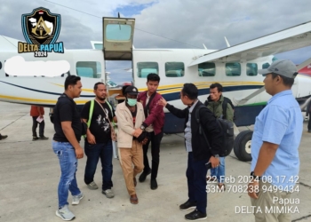 Tersangka Anggota KKB Alenus Tabuni Dipindahkan dari Ilaga ke Timika