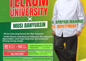 Pj Bupati Apriyadi Kembali Buka Program Kuliah Gratis untuk Peserta Didik Muba