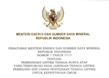 Pemerintah Terbitkan Aturan Terbaru Pembangkit Listrik Tenaga Surya Atap