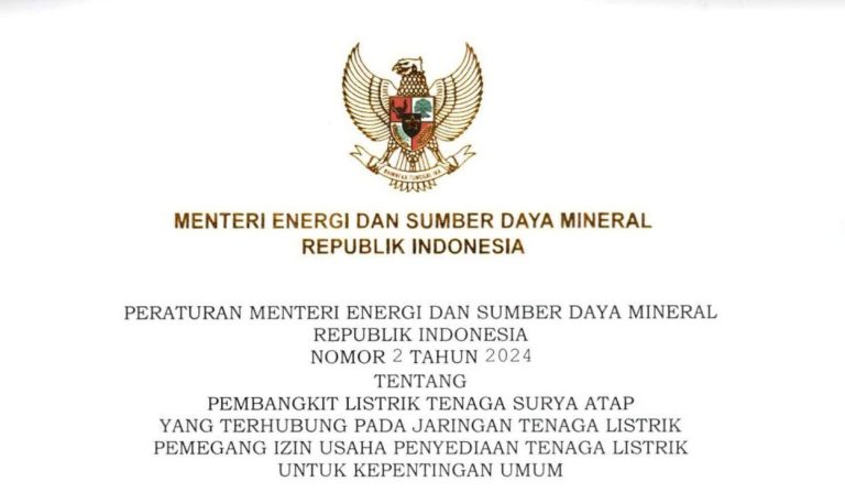 Pemerintah Terbitkan Aturan Terbaru Pembangkit Listrik Tenaga Surya Atap