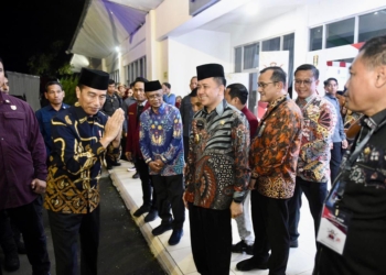 Pj Gubernur Fatoni Dampingi Presiden Jokowi Buka Muktamar IMM XX di Palembang