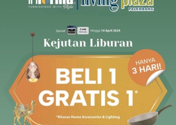 Informa Living Plaza Palembang Gelar Promo Kejutan Liburan Beli 1 Gratis 1