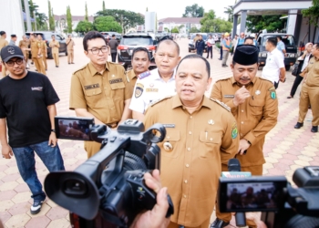 Pj Bupati Muba Sandi Fahlepi Tinjau Kesiapan Pembukaan MTQ ke-XXX Tingkat Provinsi Sumsel