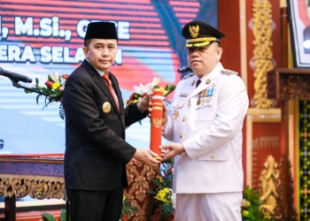 Sandi Fahlevi Resmi Menjabat Pj Bupati Muba