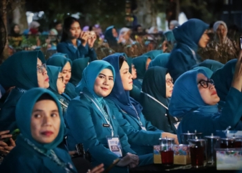 Pj Ketua TP PKK Muba Hadiri Malam Puncak HKG PKK ke-52 di Solo