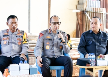 Pj Bupati Sandi Dampingi Kapolda Sumsel Pantau Langsung Lokasi Illegal Driling