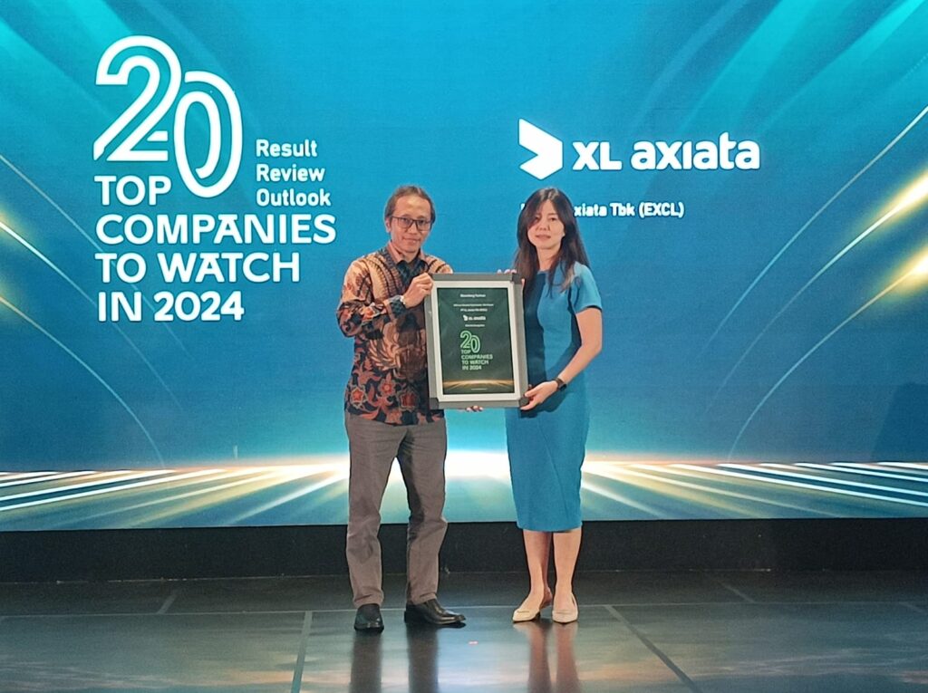 XL Axiata berhasil masuk sebagai salah satu dari 20 perusahaan terbaik menurut Bloombergtechnoz.com.