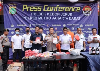 Ungkap 6,6 Kg Sabu dan Tembakau Sintetis, Polsek Kebon Jeruk Amankan dua Residivis, Ini Modusnya