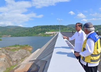 Presiden Jokowi Resmikan Bendungan Pamukkulu Berkapasitas 82 Juta Meter Kubik