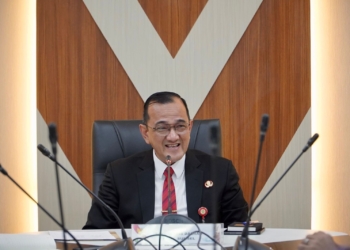 Sekda Sumsel Edward Candra Pimpin Rapat Penanggulangan Aktivitas Judi Online 