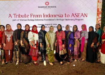 Pj Ketua TP PKK Melza Elen Setiadi Hadiri A Tribute From Indonesia to ASEAN Parts of Warisan Budaya Indonesia Foundation’s Heritage Diplomacy Program