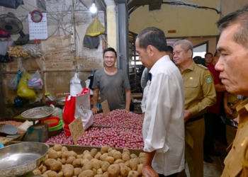 Kunjungi Pasar Mawar Pontianak, Presiden Jokowi: Harga Baik dan Stabil