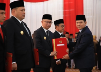 Bupati Definitif Cuti Kampanye, Pj Gubernur Elen Setiadi Kukuhkan Pjs Bupati OKU Timur, Ogan Ilir, Musi Rawas dan Muratara