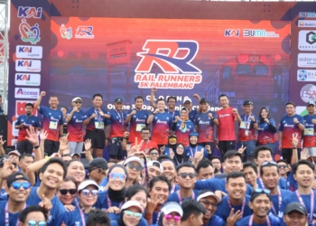 Pj Gubernur Elen Setiadi Hadiri Closing of 30 Days Running Challenge and 5 th Anniversary Rail Runners Indonesia 