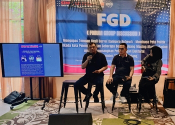 Survei Kanigoro Network: Elektabilitas Fitri-Nandri Unggul dari Ratu Dewa-Prima Salam