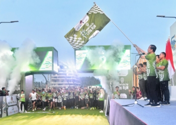 Jokowi Buka dan Hadiri Nusantara TNI Fun Run di IKN