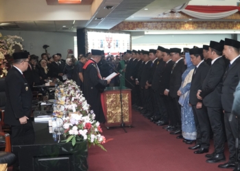 Anggota DPRD Dilantik, Pj Wali Kota Palembang Ucapkan Selamat