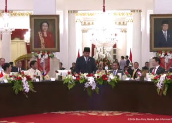 Presiden Prabowo Jamu Tamu Negara di Istana Negara