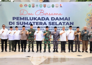 Ciptakan Pilkada 2024 yang Damai, Pj Gubernur Sumsel Elen Setiadi Ikuti Doa Bersama di Monpera 