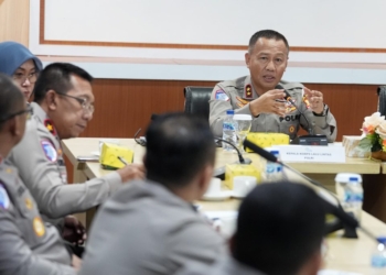 Lanjutkan Survei Kesiapan Operasi Lilin & Libur Tahun Baru 2025, Kakorlantas Tiba di Pelabuhan Ketapang