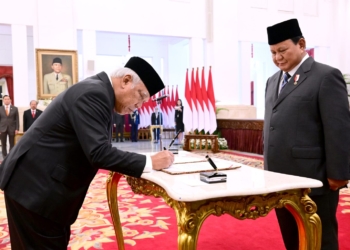 Prabowo Lantik Basuki Hadimuljono sebagai Kepala OIKN
