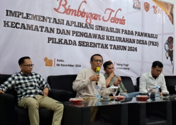 Bawaslu Empat Lawang Berikan Bimtek Implemetasi Siwaslih Kepada PKD Se-Kabupaten Empat Lawang