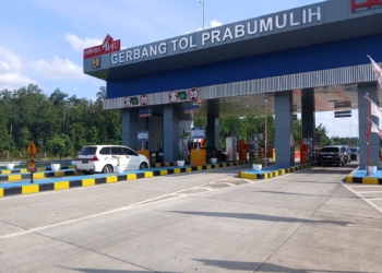 14.124 Kendaraan Melintas Tol Palembang-Prabumulih Jelang H-4 Nataru