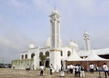 Peresmian Masjid Al-Abduh Sematang Borang Palembang