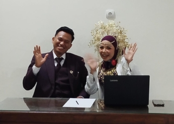 Pengantin Asal Rembang Ini Tinggalkan Panggung Resepsi Pernikahan Demi Ikut Tes CPNS