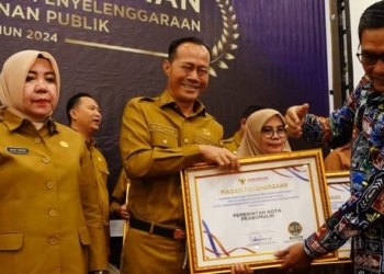 Pemkot Prabumulih Raih Predikat Kepatuhan Pelayanan Publik dari Ombudsman RI