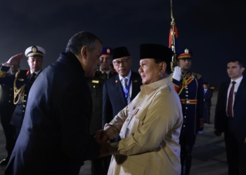 Presiden Prabowo Tiba di Mesir untuk Hadiri KTT D-8