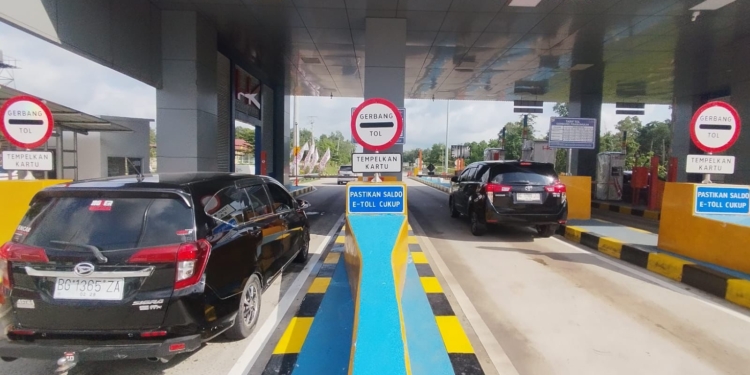 Kondisi Lalu Lintas Jalan Tol Trans Sumatera Selama Nataru